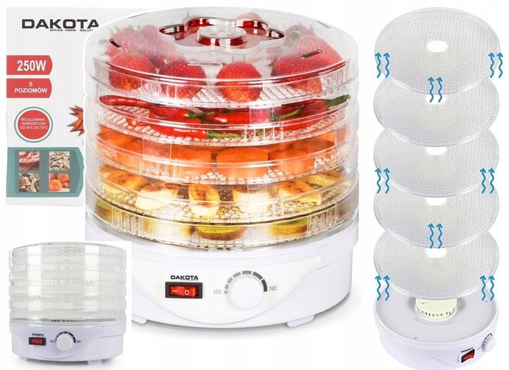 Suszarka do grzybów i owoców warzyw duża ESPERANZA zdjęcie 4