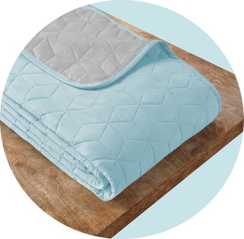 Narzuta Next Cube Mint & Light Grey 170x210 na Arena.pl