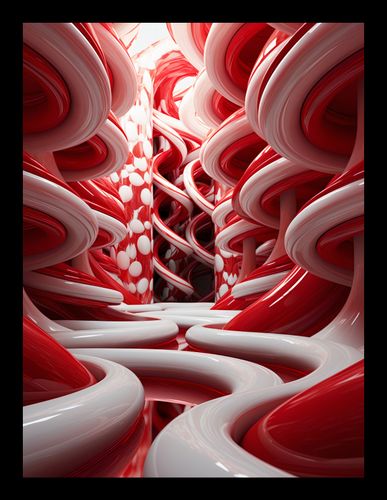 Plakat 15x20cm Czerwone Wiry na Arena.pl