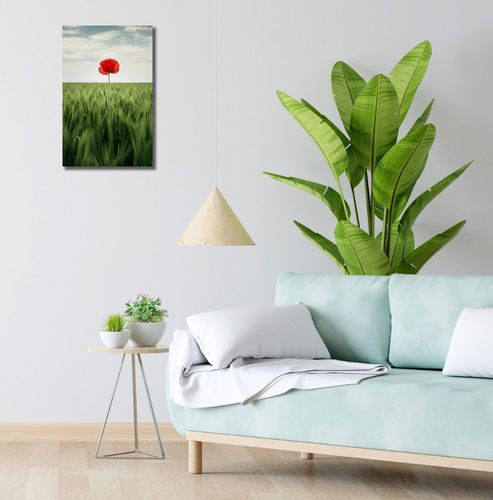 Obraz 30x50cm Samotny Mak na Polu na Arena.pl