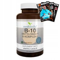MEDVERITA WITAMINA B COMPLEX ODPORNOŚĆ METABOLIZM MÓZG WŁOSY SKÓRA 120 kaps