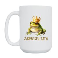 KUBEK "ŻAJEBISTY TATA" Wzór - Duży 450 ml