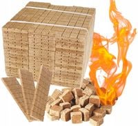 EKO ROZPALKA podpalka grillowa 2040szt Dużych Kostek do pieca KOMINKA