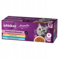 WHISKAS Aromatyczna Mieszanka mokra karma dla kota w sosie saszetki