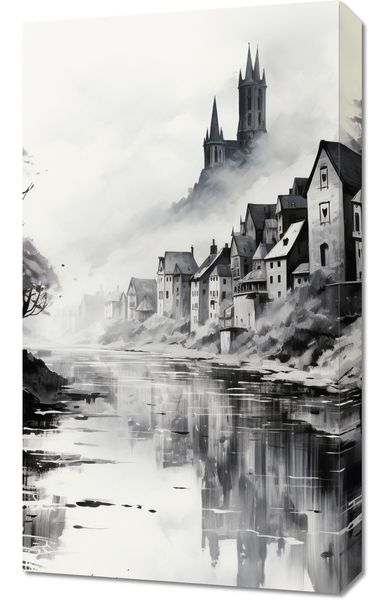 Obraz 40x70cm Mglisty Refleks zdjęcie 1