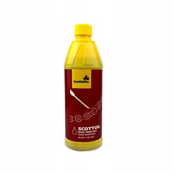 SCOTTOILER OLEJ DO OLEJARKI CZERWONY 500ml zdjęcie 1