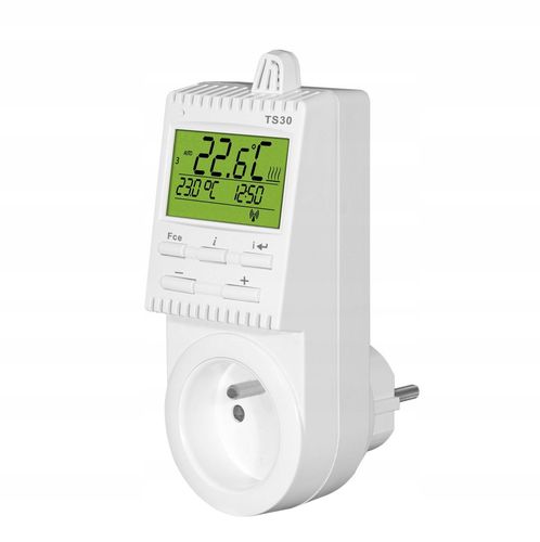 TERMOSTAT REGULATOR TEMPERATURY DO GNIAZDKA TS30 na Arena.pl