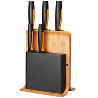 zestaw 5 noży w bloku bambusowym - fs-1057552