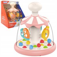 BĄCZEK INTERAKTYWNY ŚLIMAK KARUZELKA Z PIŁECZKAMI ZABAWKA DLA DZIECI WOOPIE