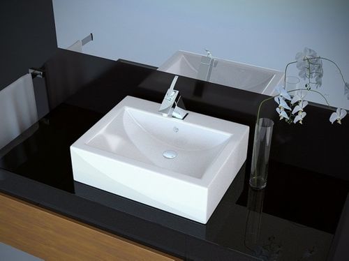 UMYWALKA CERAMICZNA NABLATOWA / ŚCIENNA ASTER 50 CM na Arena.pl