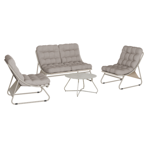 ZESTAW MEBLI OGRODOWYCH CLOUD WYPOCZYNKOWO-KAWOWY PEPITKA na Arena.pl