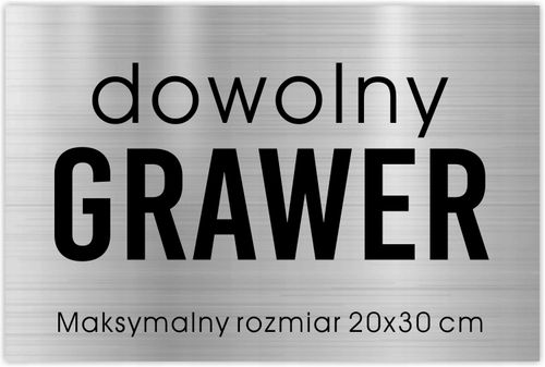 Grawerowana tabliczka GRAWER z dowolnym tekstem na Arena.pl