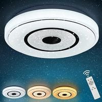 ZMH Lampa sufitowa LED Ściemniana z pilotem