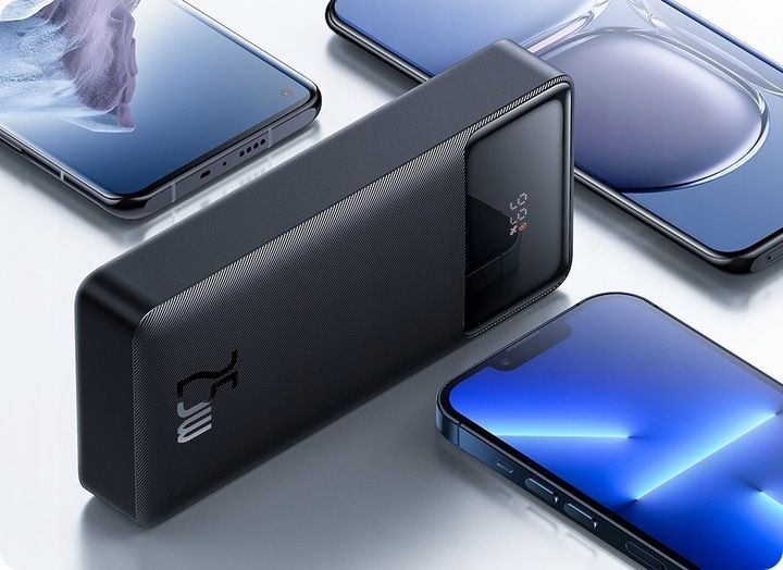 SZYBKI POWERBANK BASEUS 20000MAH 25W PD 3x USB USB-C 3A QC 3.0 UNIWERSALNY zdjęcie 7