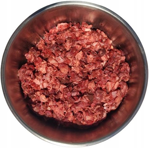 Mięso mrożone grubo mielone karma dla psa wołowina dieta BARF zestaw 10kg na Arena.pl