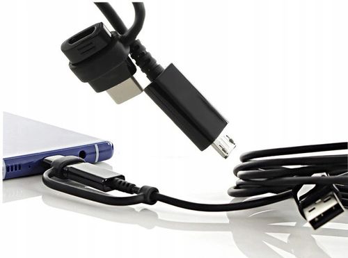 Oryg. Kabel Samsung COMBO Typ C micro USB czarny na Arena.pl