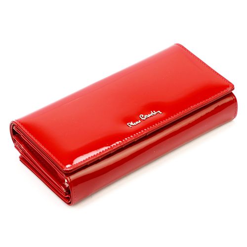 skóra naturalna + Damski portfel ze skóry ekologicznej Pierre Cardin 07 SHINY 121 na Arena.pl