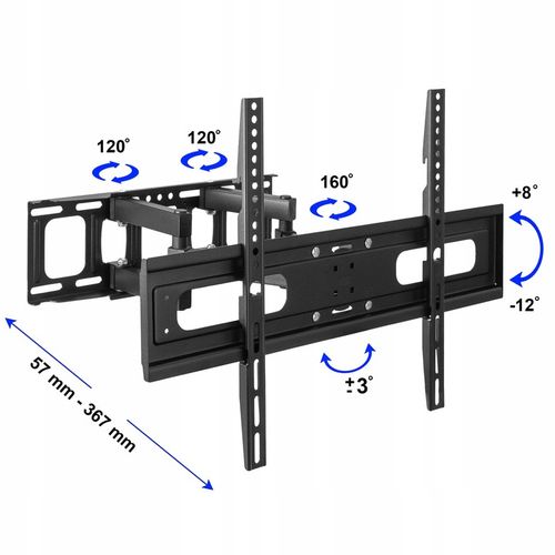 OBROTOWY UCHWYT do TELEWIZORA WIESZAK TV do 70 cali 600x400 VESA do na Arena.pl
