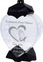 DUŻY ZNICZ Z napisem grawerem dedykacją dla BRATA