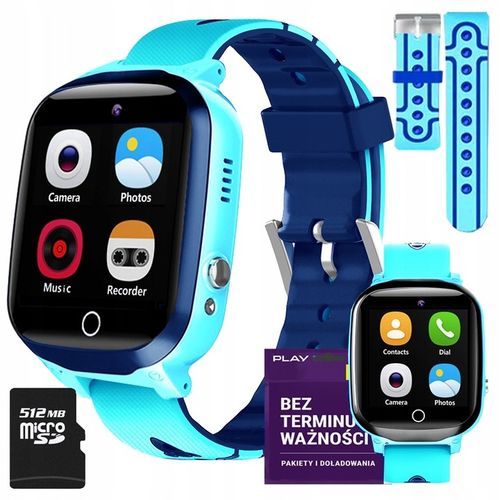 Smartwatch Zegarek Dla Dzieci SIM Aparat Telefon Gry Odtwarzacz Muzyki na Arena.pl