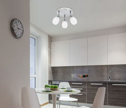 Rico plafon 3x6W LED smd główka okrągła 1e z przegubem kd system klosz wym na Arena.pl