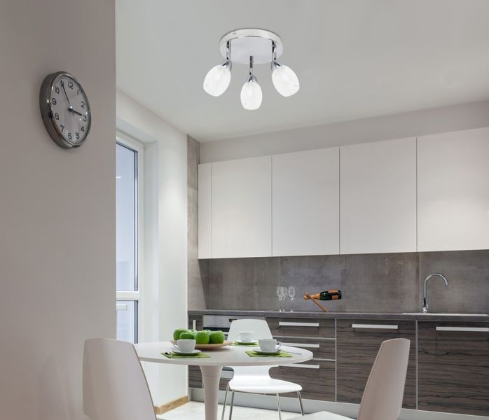 Rico plafon 3x6W LED smd główka okrągła 1e z przegubem kd system klosz wym zdjęcie 2