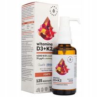AURA HERBALS Witamina D3 4000 IU + K2 MCT krople 50 ml