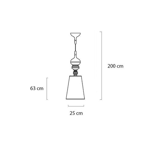 Lampa wisząca QUEEN 25 biała na Arena.pl