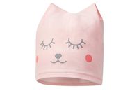 BROEL Reno czapka dla dziewczynki na wiosnę kotek różowa 44-46