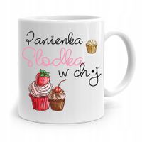 Kubek Prezent Dla Dziewczyny Słodka W Ch*J Z Nadrukiem Ze Zdjęciem