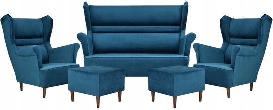 Zestaw wypoczynkowy sofa + 2 fotele Family Meble zdjęcie 1