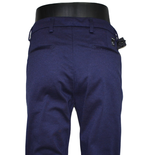 Męskie spodnie Replay - M9744 .000.52301 granatowe rurki oryg. - W30/L30 na Arena.pl