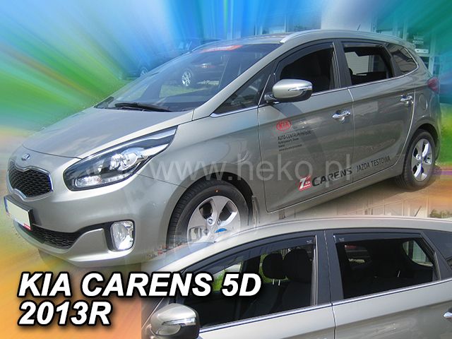 Owiewki Kia CARENS IV 5d. 2013-2019r. Z TYŁAMI zdjęcie 2