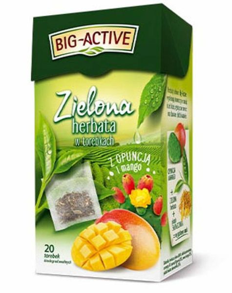 BIG ACTIVE Zielona 20tb Opuncja Mango zdjęcie 1