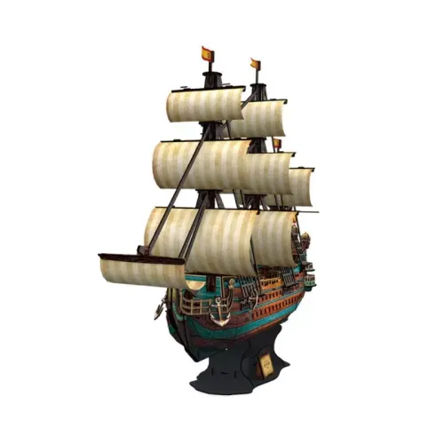 Puzzle 3D. Hiszpańska Armada. Żaglowiec San Felipe na Arena.pl