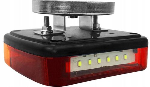 ZESTAW LAMP LED PRZYCZEPY PRZYCZEPKA NA MAGNES Z PRZEWODEM 7.5 M na Arena.pl