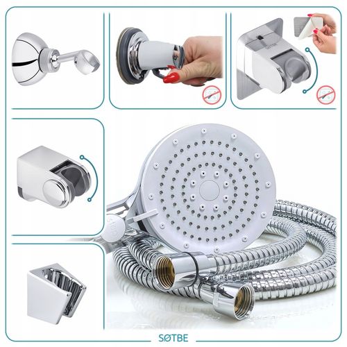 Prysznicowa słuchawka z filtrem bawełnianym SOTBE TIRSO LARK-SOHE-17 na Arena.pl