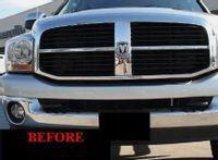 2003-2011 DODGE RAM - LIstwy chrom grill chromowan