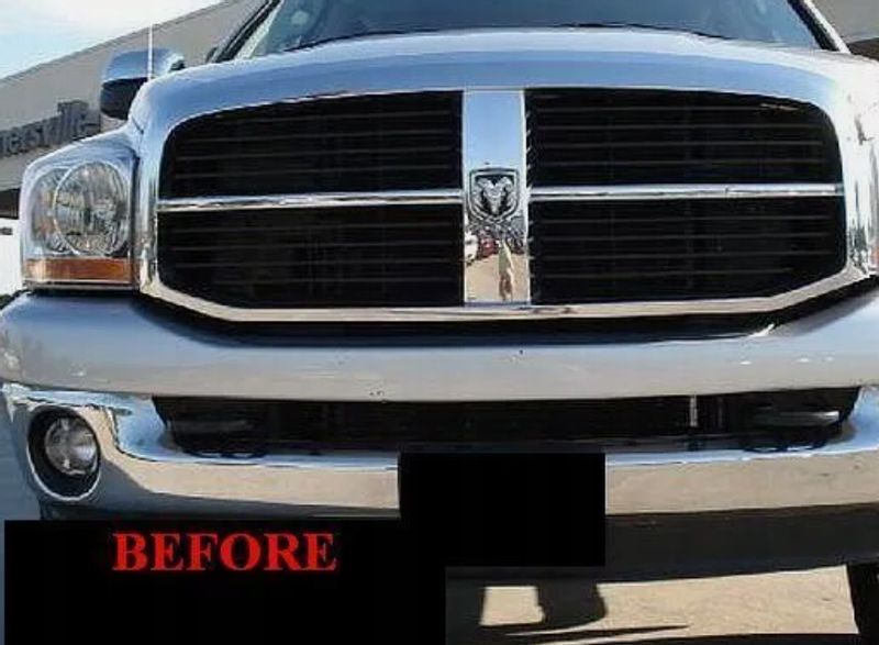 2003-2011 DODGE RAM - LIstwy chrom grill chromowan zdjęcie 1