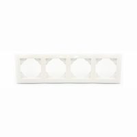 Efapel Base ramka 4-krotna biały 90940 TBR