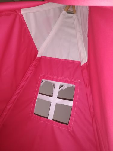 NAMIOT TIPI WIGWAM DOMEK DLA DZIECI OKNO RÓŻOWY na Arena.pl