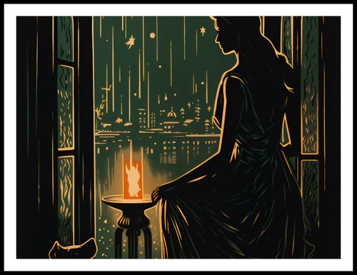 Plakat 80x60cm Nocne Szeptanie na Arena.pl