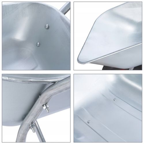 TACZKA OGRODOWA BUDOWLANA MOCNA OCYNKOWA WÓZEK OGRODOWY 120L LEKKA TACZKI na Arena.pl