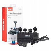 Rozdzielacz rozgałęźnik gniazda zapalniczki PD30W QC3.0 12/24V AMIO-04175