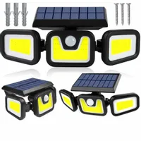 LAMPA SOLARNA LED 3w1 ZEWNĘTRZNA ULICZNA OGRODOWA CZUJNIK ZMIERZCHU I RUCHU