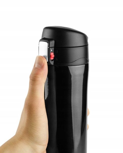 Termos Kubek Termiczny LOCK 440 ml Czarny zdjęcie 12