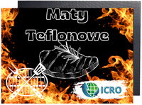 1x Mata Teflonowa Do Piekarnika Pieczenia Na Grill Tacka BBQ Wielorazowa XL