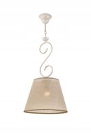 LAMPA WISZĄCA LAMKUR LORENZO 27531 BIAŁY / BEŻOWY