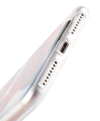 GUESS HARD CASE Apple iPhone 7/8 Plus - TRANSPARENT FLOWER na Arena.pl