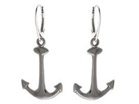 Eleganckie wiszące srebrne kolczyki duże kotwice symbol nadziei srebro 925 K3010